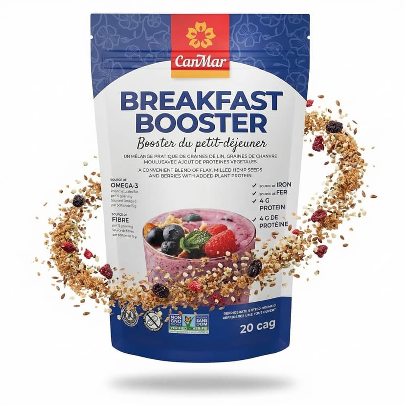 CanMar Breakfast Booster superfood powder clean product shot