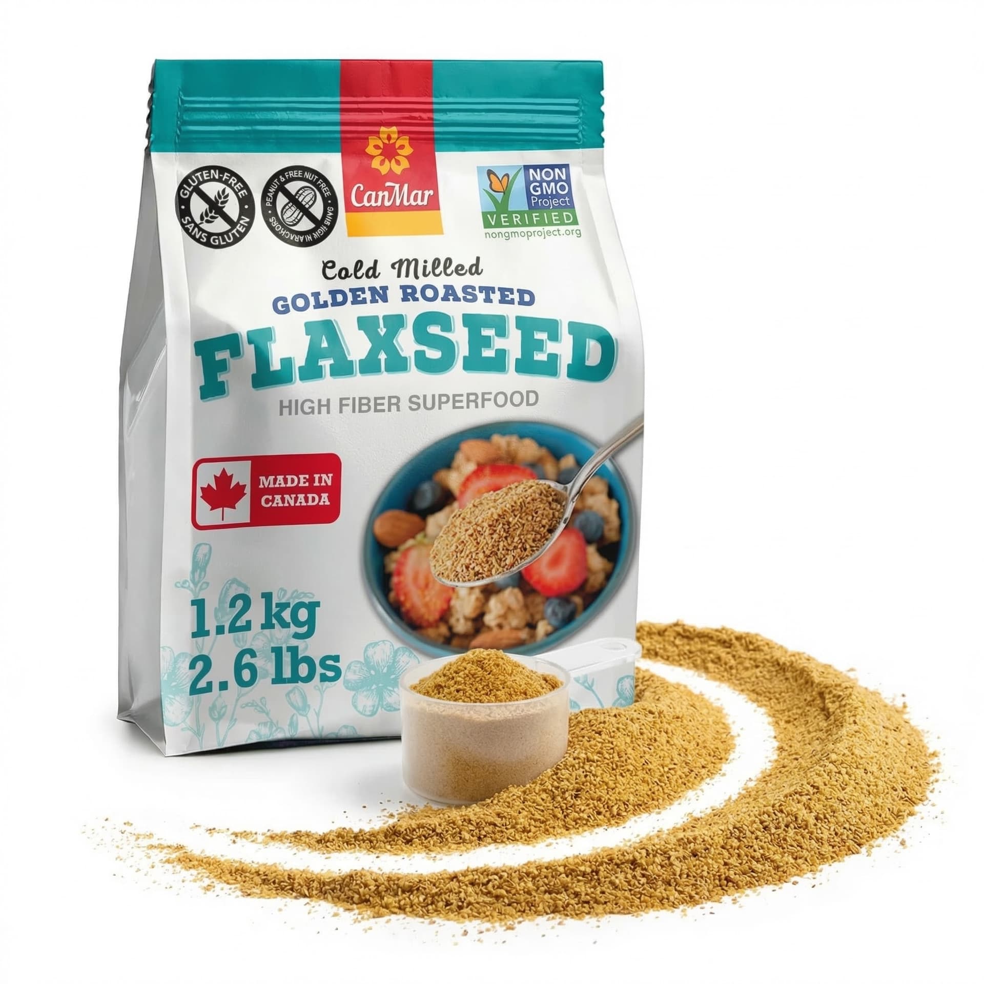CanMar Flaxseed main product image on white background